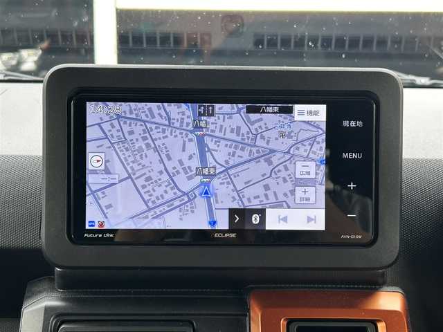 ダイハツ タフト G ターボ 静岡県 2020(令2)年 1.4万km レイクブルーメタリック 純正ECLIPSE　SDナビ（FM/AM/CD/BT/フルセグTV）/ドライブレコーダー/アラウンドビューモニター/クルーズコントロール（追従走行有り）/パーキングアシスト/シートヒーター（D/N席）/ムーンルーフ/USB接続/ルーフレール/アイドリングストップ