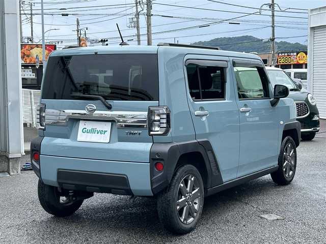 ダイハツ タフト G ターボ 静岡県 2020(令2)年 1.4万km レイクブルーメタリック 純正ECLIPSE　SDナビ（FM/AM/CD/BT/フルセグTV）/ドライブレコーダー/アラウンドビューモニター/クルーズコントロール（追従走行有り）/パーキングアシスト/シートヒーター（D/N席）/ムーンルーフ/USB接続/ルーフレール/アイドリングストップ