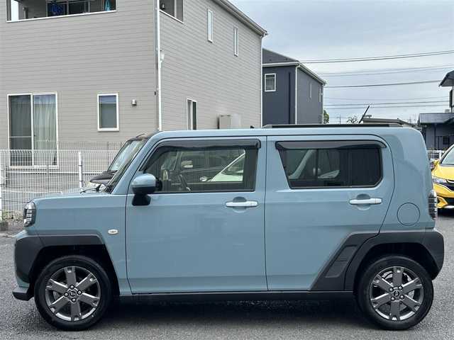 ダイハツ タフト G ターボ 静岡県 2020(令2)年 1.4万km レイクブルーメタリック 純正ECLIPSE　SDナビ（FM/AM/CD/BT/フルセグTV）/ドライブレコーダー/アラウンドビューモニター/クルーズコントロール（追従走行有り）/パーキングアシスト/シートヒーター（D/N席）/ムーンルーフ/USB接続/ルーフレール/アイドリングストップ