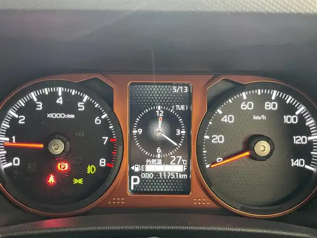 ダイハツ タフト G ターボ 愛知県 2021(令3)年 1.2万km フォレストカーキメタリック 純正9型ナビ　フルセグＴＶ　カープレイ対応　全方位カメラ　ガラスルーフ　シートヒーター　電動パーキング　ルーフレール　スマアシIII　衝突軽減　追従クルコン　ＬＥＤオートライト　コーナーセンサー フォグランプ　ETC 純正ドラレコナビ連動　禁煙車
