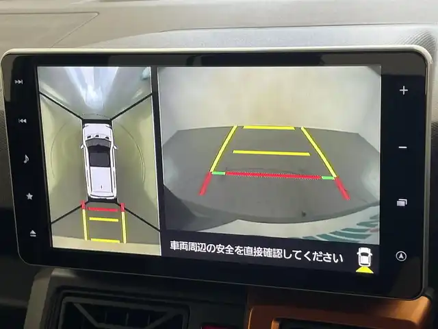 ダイハツ タフト G ターボ 愛知県 2021(令3)年 1.2万km フォレストカーキメタリック 純正9型ナビ　フルセグＴＶ　カープレイ対応　全方位カメラ　ガラスルーフ　シートヒーター　電動パーキング　ルーフレール　スマアシIII　衝突軽減　追従クルコン　ＬＥＤオートライト　コーナーセンサー フォグランプ　ETC 純正ドラレコナビ連動　禁煙車