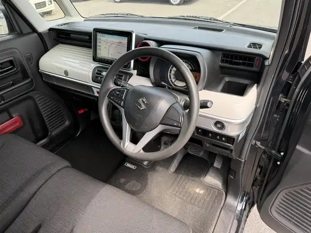 スズキ スペーシア HYBRID X 青森県 2018(平30)年 10.5万km ブルーイッシュブラックパール3 4WD/純正SDナビ/フルセグTV/CD/DVD/USB/BT/全方位モニター/ヘッドアップディスプレイ/両側ワンアクションパワースライドドア/デュアルセンサーブレーキサポート/アップグレードパッケージ/純正14インチアルミホイール/LEDヘッドライト/スリムサーキュレーター/レーンキープアシスト/後方コーナーセンサー/前席シートヒーター