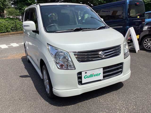 スズキ ワゴンＲ FX－LTD 神奈川県 2012(平24)年 2.8万km パールホワイト ワンオーナー/ウインカーミラー/シートリフター/イモビライザー