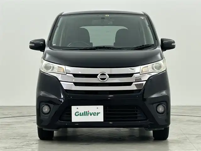 日産 デイズ ハイウェイスターX 福岡県 2014(平26)年 9.5万km ブラック 社外ナビ（ＢＴ，フルセグＴＶ）　/バックカメラ　/ＥＴＣ　/前方ドライブレコーダー　/アイドリングストップ　/電動格納式ドアミラー　/プッシュスタート　/純正フロアマット　/純正１４インチアルミホイール　/ドアバイザー