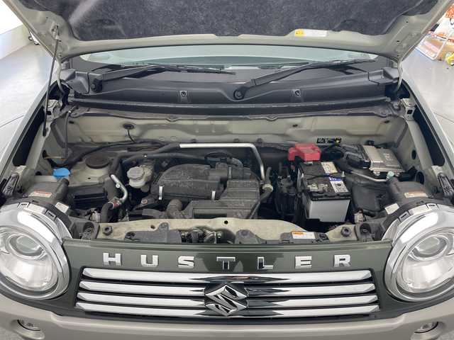 スズキ ハスラー Jスタイル Ⅱ 長野県 2016(平28)年 5.7万km クールカーキパールメタリック/ホワイト2トーンルーフ ワンオーナー/ストラーダナビ/　(Bluetooth/CD/DVD)/フルセグTV/バックモニター/デュアルカメラブレーキサポート/・誤発進抑制機能/・車線逸脱警報機能/・ふらつき警報機能/・先行車発進お知らせ機能/HIDヘッドランプ/オートライト/オートエアコン/ステアリングスイッチ/合皮/ファブリックコンビシート/前席シートヒーター/純正15インチアルミホイール/キーレスプッシュスタートシステム/禁煙車