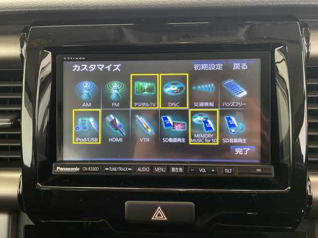 スズキ ハスラー Jスタイル Ⅱ 長野県 2016(平28)年 5.7万km クールカーキパールメタリック/ホワイト2トーンルーフ ワンオーナー/ストラーダナビ/　(Bluetooth/CD/DVD)/フルセグTV/バックモニター/デュアルカメラブレーキサポート/・誤発進抑制機能/・車線逸脱警報機能/・ふらつき警報機能/・先行車発進お知らせ機能/HIDヘッドランプ/オートライト/オートエアコン/ステアリングスイッチ/合皮/ファブリックコンビシート/前席シートヒーター/純正15インチアルミホイール/キーレスプッシュスタートシステム/禁煙車