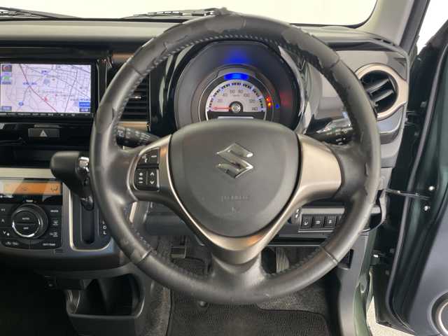 スズキ ハスラー Jスタイル Ⅱ 長野県 2016(平28)年 5.7万km クールカーキパールメタリック/ホワイト2トーンルーフ ワンオーナー/ストラーダナビ/　(Bluetooth/CD/DVD)/フルセグTV/バックモニター/デュアルカメラブレーキサポート/・誤発進抑制機能/・車線逸脱警報機能/・ふらつき警報機能/・先行車発進お知らせ機能/HIDヘッドランプ/オートライト/オートエアコン/ステアリングスイッチ/合皮/ファブリックコンビシート/前席シートヒーター/純正15インチアルミホイール/キーレスプッシュスタートシステム/禁煙車