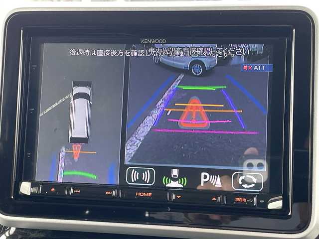 スズキ スペーシア カスタム HYBRID XS 青森県 2019(平31)年 8.6万km ピュアホワイトパール/ブラック2トーン ４WD/社外ナビ/TV/CD/DVD/BTBCASなし/ドライブレコーダー/ETC/前席シートヒーター/両側パワースライドドア/ドアバイザー/スマートキー/コーナーセンサー/デュアルセンサーブレーキサポート/キープレーン/アイドリングオフ