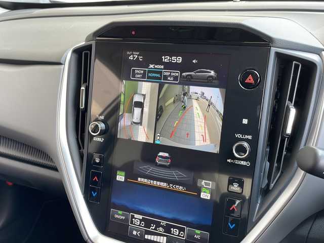 スバル クロストレック ツーリング 愛知県 2024(令6)年 0.9万km クリスタルホワイトP アイサイト/衝突被害軽減ブレーキ/純正１２インチディスプレイオーディオナビ（あり）/全方位カメラ/レーダークルーズコントロール/シートヒーター/Bluetooth/バックカメラ/コーナーセンサー/純正アルミホイール/LEDヘッドライト/パドルシフト/ステアリングヒーター/ETC/ステアリングスイッチ/スマートキー/プッシュスタート