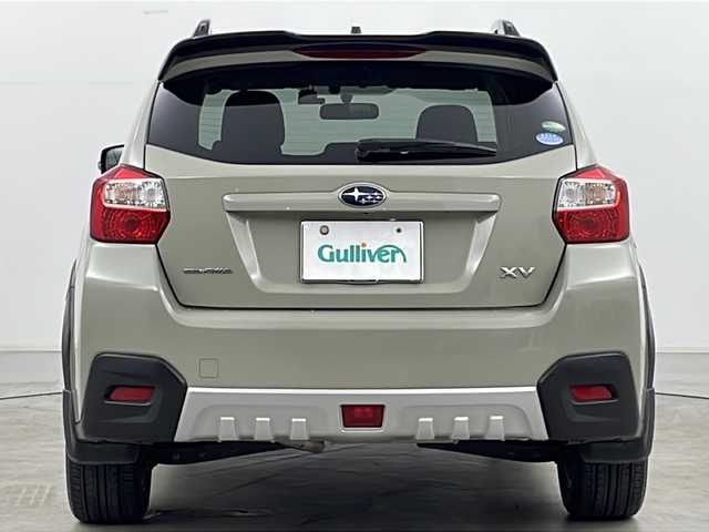 スバル インプレッサ ＸＶ 2．0i－L 道央・札幌 2014(平26)年 10.6万km デザートカーキ ・4WD/・社外SDナビ/　CD/DVD/BT/SD/・フルセグTV/・クルーズコントロール/・前席パワーシート/・ルーフレール/・ETC/・革巻ステアリング/・パドルシフト/・ステアリングリモコン/・オートライト/・HIDヘッドライト/・フォグランプ/・リアフォグランプ/・アイドリングストップ/・プッシュスタート/・社外ドライブレコーダー前後/・ドアバイザー/・純正フロアマット/・純正17インチアルミホイール/・積込タイヤ/・保証書