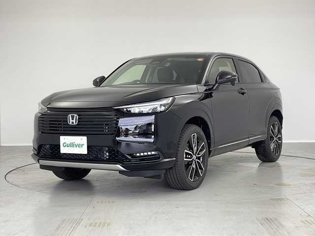 ホンダ ヴェゼル ハイブリッド e:HEV Z 茨城県 2025(令7)年 0.1千km クリスタルブラックパール ワイヤレス充電　純正ナビ　バックモニター　シートヒーター　アダプティブクルーズコントロール　衝突軽減ブレーキ　ブラインドスポットモニター　ビルトインＥＴＣ２．０　純正１８インチアルミホイール　禁煙車