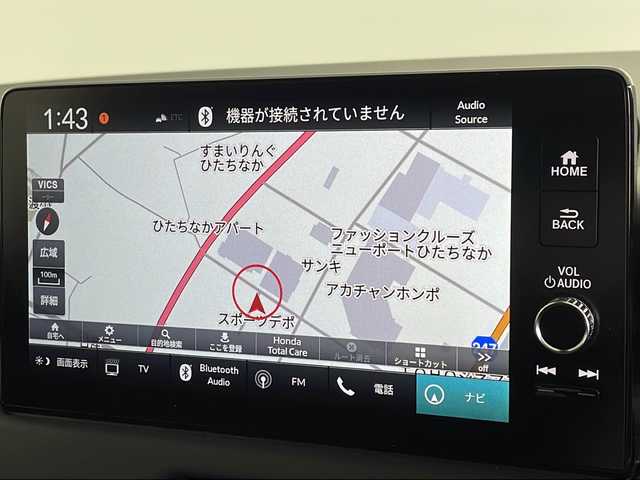 ホンダ ヴェゼル ハイブリッド e:HEV Z 茨城県 2025(令7)年 0.1千km クリスタルブラックパール ワイヤレス充電　純正ナビ　バックモニター　シートヒーター　アダプティブクルーズコントロール　衝突軽減ブレーキ　ブラインドスポットモニター　ビルトインＥＴＣ２．０　純正１８インチアルミホイール　禁煙車