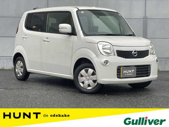 日産 モコ X 千葉県 2012(平24)年 6.2万km スノーパールホワイト 純正ディスプレイオーディオ/バックカメラ/ＥＴＣ/電格ミラー/ウインカーミラー/純正フロアマット/プッシュスタート/スマートキー/横滑り防止装置/オートエアコン/ハロゲンライト/純正ホイールキャップ