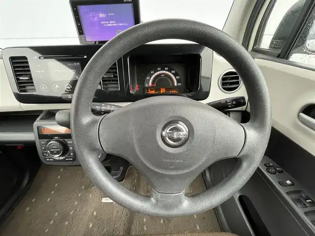 日産 モコ X 千葉県 2012(平24)年 6.2万km スノーパールホワイト 純正ディスプレイオーディオ/バックカメラ/ＥＴＣ/電格ミラー/ウインカーミラー/純正フロアマット/プッシュスタート/スマートキー/横滑り防止装置/オートエアコン/ハロゲンライト/純正ホイールキャップ