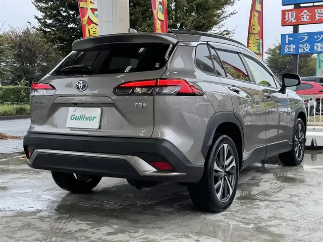 トヨタ カローラ クロス ハイブリッド Z 兵庫県 2023(令5)年 1.6万km アバンギャルドブロンズメタリック ワンオーナー/純正ナビ/全方位カメラ/フルセグTV/Bluetooth接続可/DVD再生可/ビルトインETC2.0/前後ドラレコ/黒ハーフレザーシート/前2席シートヒーター/純正アルミホイール/LEDヘッドライト/AUTOライト/LEDフォグライト/パワーバックドア/ステアリングリモコン/トヨタセーフティセンス/レーダークルーズコントロール/ブラインドスポットモニター/スマートキー×2/プッシュスタート/ハイビームアシスト/レーンキープアシスト