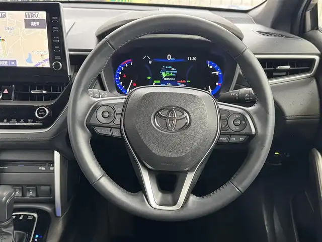 トヨタ カローラ クロス ハイブリッド Z 兵庫県 2023(令5)年 1.6万km アバンギャルドブロンズメタリック ワンオーナー/純正ナビ/全方位カメラ/フルセグTV/Bluetooth接続可/DVD再生可/ビルトインETC2.0/前後ドラレコ/黒ハーフレザーシート/前2席シートヒーター/純正アルミホイール/LEDヘッドライト/AUTOライト/LEDフォグライト/パワーバックドア/ステアリングリモコン/トヨタセーフティセンス/レーダークルーズコントロール/ブラインドスポットモニター/スマートキー×2/プッシュスタート/ハイビームアシスト/レーンキープアシスト