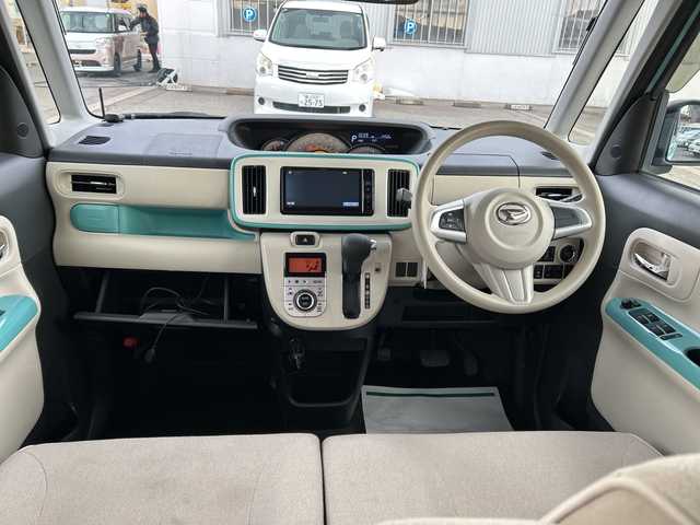 ダイハツ ムーヴ キャンバス 富山県 2019(令1)年 3.1万km ファインミントメタリック スマートキー/両側パワスラ/全周囲カメラ/社外メモリーナビ/DVD/MSV/フルセグTV/HDMI/ハンズフリー/ETC/リモコンエンジンスターター/プッシュスタート/衝突安全ブレーキ/レーンキープアシスト/オートハイビーム/オートリトラミラー/横滑り防止装置/アイドリングストップ/保証書・取説・ナビ取説