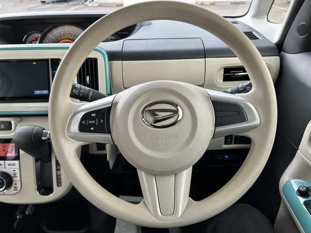 ダイハツ ムーヴ キャンバス 富山県 2019(令1)年 3.1万km ファインミントメタリック スマートキー/両側パワスラ/全周囲カメラ/社外メモリーナビ/DVD/MSV/フルセグTV/HDMI/ハンズフリー/ETC/リモコンエンジンスターター/プッシュスタート/衝突安全ブレーキ/レーンキープアシスト/オートハイビーム/オートリトラミラー/横滑り防止装置/アイドリングストップ/保証書・取説・ナビ取説