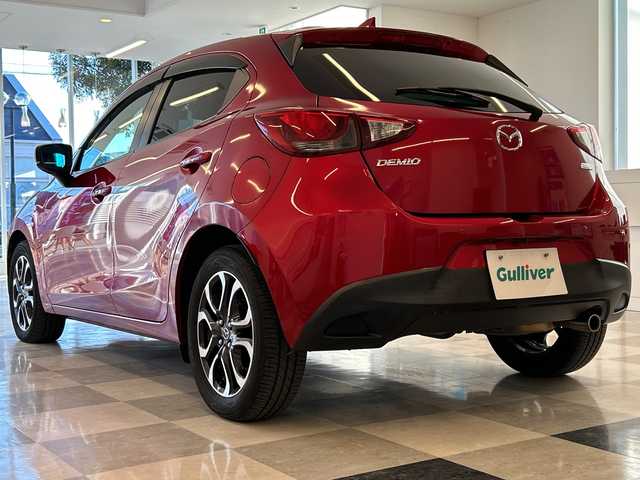 マツダ デミオ XD ツーリング 岐阜県 2018(平30)年 4.9万km ソウルレッドクリスタルM 純正ナビ/フルセグテレビ/CD/DVD再生/Bluetooth/USB/スマートブレーキサポート/ブラインドスポットモニター/レーンキープアシスト/クルーズコントロール/コーナーセンサー前後/シートヒーター/バックモニター/社外前方ドラレコ/パドルシフト/純正１６インチアルミ/プッシュスタート/純正マット/LEDヘッドライト/オートライト/フォグ/サイドバイザー/取説