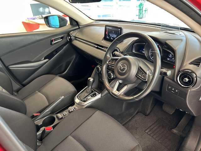 マツダ デミオ XD ツーリング 岐阜県 2018(平30)年 4.9万km ソウルレッドクリスタルM 純正ナビ/フルセグテレビ/CD/DVD再生/Bluetooth/USB/スマートブレーキサポート/ブラインドスポットモニター/レーンキープアシスト/クルーズコントロール/コーナーセンサー前後/シートヒーター/バックモニター/社外前方ドラレコ/パドルシフト/純正１６インチアルミ/プッシュスタート/純正マット/LEDヘッドライト/オートライト/フォグ/サイドバイザー/取説