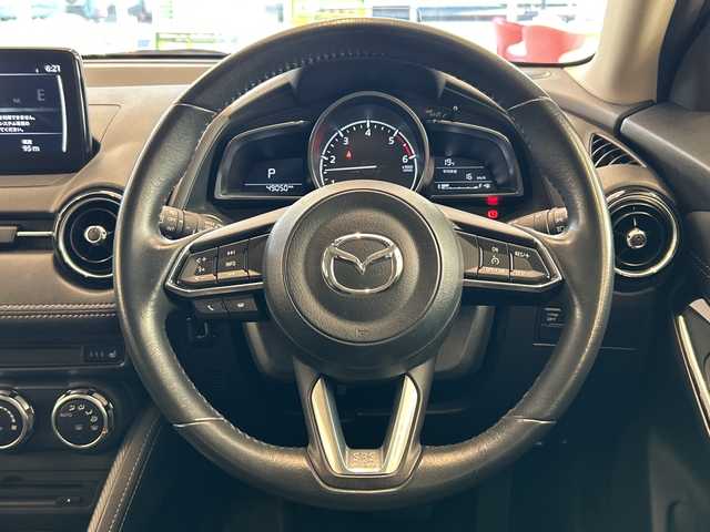 マツダ デミオ XD ツーリング 岐阜県 2018(平30)年 4.9万km ソウルレッドクリスタルM 純正ナビ/フルセグテレビ/CD/DVD再生/Bluetooth/USB/スマートブレーキサポート/ブラインドスポットモニター/レーンキープアシスト/クルーズコントロール/コーナーセンサー前後/シートヒーター/バックモニター/社外前方ドラレコ/パドルシフト/純正１６インチアルミ/プッシュスタート/純正マット/LEDヘッドライト/オートライト/フォグ/サイドバイザー/取説