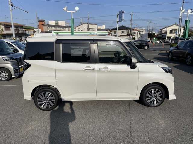 トヨタ ルーミー カスタムG 神奈川県 2021(令3)年 3.2万km パールホワイトⅢ １オーナー/純9型ナビ（NSZT-Y68T）/・DVD再生可/・Bluetoothオーディオ/・フルセグTV/・パノラミックビューモニター/純12.1型フリップダウンモニター/両側電動スライドドア/前後ドライブレコーダー/前席シートヒーター/スマートアシスト/・衝突回避支援ブレーキ/・前後誤発進抑制機能/・車線逸脱警報/・全車速追従機能付きクルーズコントロール/・オートマチックハイビーム/スマートキーX2/電子パーキング/新車時手帳、取説