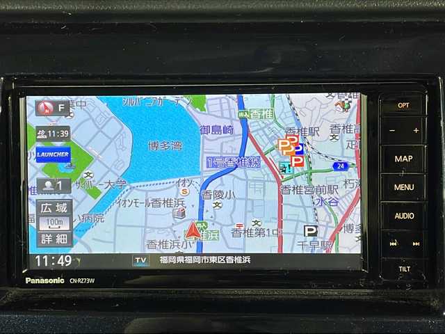 スズキ ハスラー Jスタイル Ⅲ 福岡県 2018(平30)年 6.1万km シフォンアイボリーメタリックブラック2トーンルーフ 純正ＳＤナビ　Bluetooth　フルセグTV/シートヒーター/衝突軽減ブレーキ/レーンキープアシスト/横滑り防止装置/バックカメラ/アイドリングストップ　/ルーフレーン　/ＡＢＳ　/純正マット/純正アルミホイル/キセノンヘッドライト/プッシュスタートボタン/スマートキー　/スペアキー