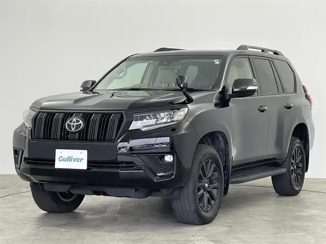 トヨタ ランドクルーザー プラド TX Lパッケージ マットブラED 群馬県 2023(令5)年 1.2万km ブラック １オーナー　サンルーフ　７型Ｗナビ　Ｂモニター　レーダークルーズ　オートハイビーム　レザーシート　エアーシート　シートヒーター　コーナーセンサー　ＬＥＤヘッド　プッシュスタート　スペアキー　純正アルミ