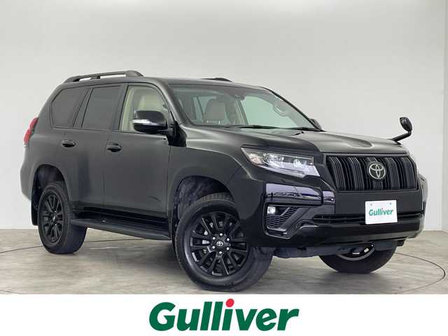 トヨタ ランドクルーザー プラド TX Lパッケージ マットブラED 群馬県 2023(令5)年 1.2万km ブラック １オーナー　サンルーフ　７型Ｗナビ　Ｂモニター　レーダークルーズ　オートハイビーム　レザーシート　エアーシート　シートヒーター　コーナーセンサー　ＬＥＤヘッド　プッシュスタート　スペアキー　純正アルミ