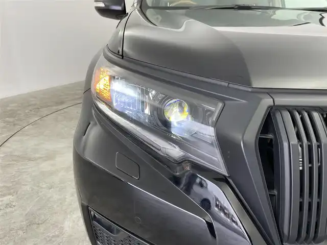 トヨタ ランドクルーザー プラド TX Lパッケージ マットブラED 群馬県 2023(令5)年 1.2万km ブラック １オーナー　サンルーフ　７型Ｗナビ　Ｂモニター　レーダークルーズ　オートハイビーム　レザーシート　エアーシート　シートヒーター　コーナーセンサー　ＬＥＤヘッド　プッシュスタート　スペアキー　純正アルミ