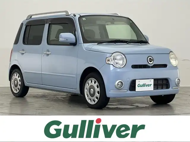ダイハツ ミラ ココア プラスX 滋賀県 2011(平23)年 3.4万km ミストブルーマイカメタリック 禁煙車/純正オーディオ/（CD/FM/AM）/前後ドライブレコーダー/ルーフレール/コーナーセンサー/リモコンキー/純正フロアマット