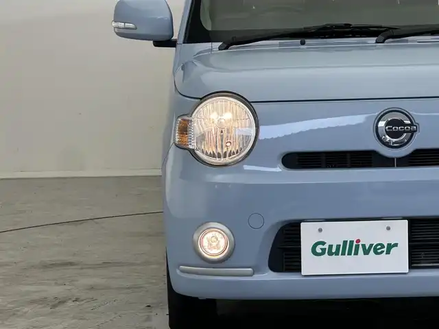ダイハツ ミラ ココア プラスX 滋賀県 2011(平23)年 3.4万km ミストブルーマイカメタリック 禁煙車/純正オーディオ/（CD/FM/AM）/前後ドライブレコーダー/ルーフレール/コーナーセンサー/リモコンキー/純正フロアマット