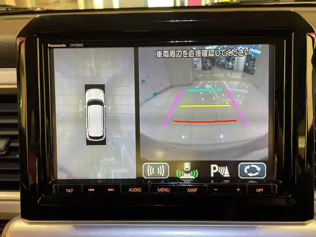 スズキ クロスビー HYBRID MZ 埼玉県 2018(平30)年 3.3万km キャラバンアイボリーパールメタリック/ホワイト 2トーンルーフ 純正8インチナビ/　　CD/DVD/BT/フルセグTV/全周囲カメラ/クルーズコントロール/LEDオートライト/純正16インチAW/パドルシフト/クリアランスソナー/ステアリングスイッチ/プッシュスタート/ETC/禁煙車