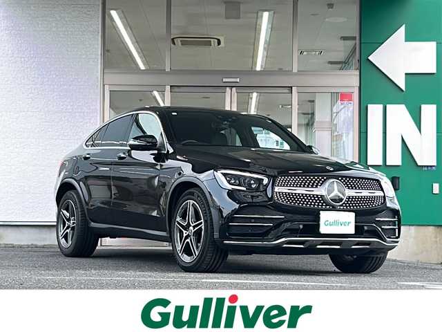 メルセデス・ベンツ ＧＬＣ２２０ d 4マチック クーペ AMGライン 愛知県 2019(令1)年 5.5万km オブシディアンブラック 禁煙車/メーカーナビ/フルセグ/FM/AM BT/AppleCarPlay/AndroidAuto LEDオートライト/アダプティブハイビーム/サンルーフ/全席シートヒーター/前席パワーシート　シートメモリー/黒ハーフレザーシート/パワーバックドア/純正19AW/360°カメラシステム/パークトロニック/アンビエントライト/アクティブディスタンスアシスト・ディストロニック/アクティブレーンキーピングアシスト/アクティブステアリングアシスト/アテンションアシスト/ブラインドスポットアシスト/レーンチェンジアシスト/アクティブパーキングアシスト/アクティブブレーキアシスト/ビルトインETC/保証書/取扱説明書/記録簿R6
