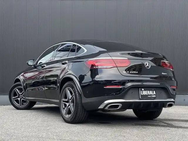 メルセデス・ベンツ ＧＬＣ２２０ d 4マチック クーペ AMGライン 栃木県 2019(令1)年 5.5万km オブシディアンブラック スライディングR　/全方位カメラ　/RSP/純正ナビ　/フルセグ　/パワーシート　/シートH　/ハーフレザー /エアサス　/電動リアゲート　/ETC　/LED　/純正19インチAW