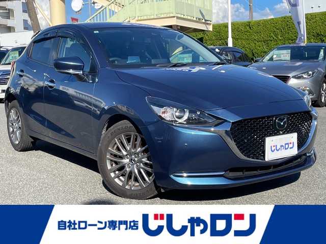 マツダ マツダ２ XD Lパッケージ 山梨県 2019(令1)年 8.4万km エターナルブルーマイカ (株)IDOMが運営する【じしゃロン甲府店】の自社ローン専用車両になります。こちらは現金またはオートローンご利用時の価格です。自社ローンご希望の方は別途その旨お申付け下さい/〇純正メモリーナビ（DVD/CD/DTV/BT)/〇全方位モニター/〇ハーフレザーシート/〇前席シートヒーター/〇ステアリングヒーター/〇クルーズコント/〇パドルシフト/〇前後ドラレコ/〇ETC/〇新車時保証書/〇取扱説明書/〇ナビ取扱説明書