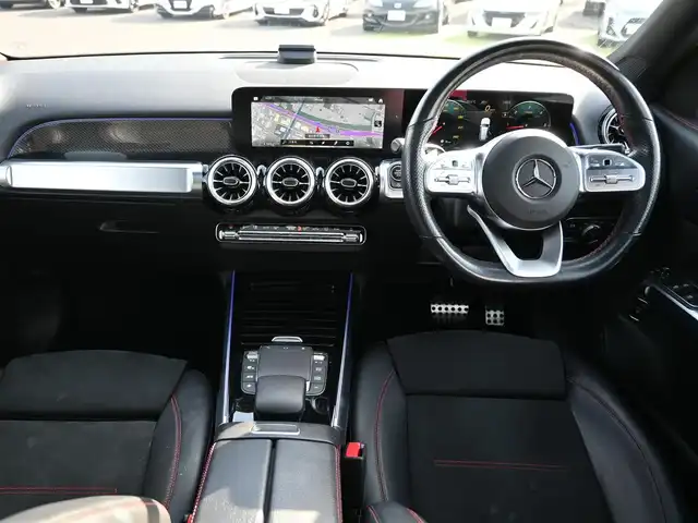 メルセデス・ベンツ Ｍ・ベンツ ＧＬＢ２００ｄ 4マチック AMGライン 千葉県 2021(令3)年 3.5万km デジタルホワイト アクティブブレーキアシスト/アクティブレーンキーピングアシスト/レーンチェンジアシスト/アテンションアシスト/ブラインドスポットアシスト/ディストロニック/パノラミックスライディングルーフ/パワーバックドア/ハーフレザーシート/前席パワーシート/シートヒーター/純正HDDナビ/地デジTV/【Bluetooth接続】/360°カメラ/リバース連動ドアミラー（左）/ドライブレコーダー（前後撮影）/革巻きステアリング/ステアリングスイッチ/パドルシフト/ETC（2.0）/LEDヘッドライト/ウインカーミラー/パークトロニック/純正19インチアルミホイル/サイド/カーテンエアバッグ/キーレスゴー