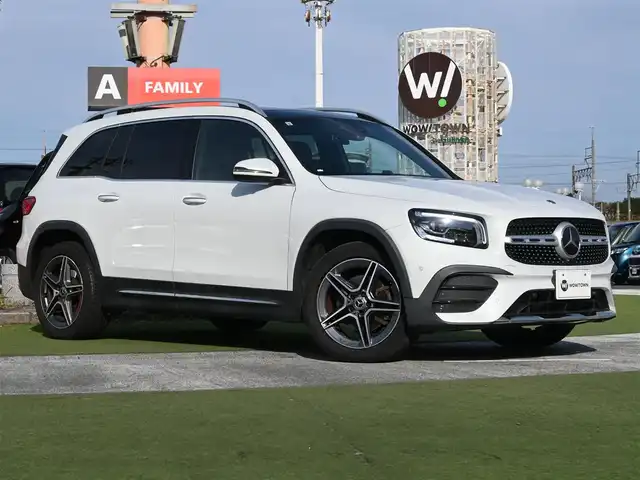 メルセデス・ベンツ Ｍ・ベンツ ＧＬＢ２００ｄ 4マチック AMGライン 千葉県 2021(令3)年 3.5万km デジタルホワイト アクティブブレーキアシスト/アクティブレーンキーピングアシスト/レーンチェンジアシスト/アテンションアシスト/ブラインドスポットアシスト/ディストロニック/パノラミックスライディングルーフ/パワーバックドア/ハーフレザーシート/前席パワーシート/シートヒーター/純正HDDナビ/地デジTV/【Bluetooth接続】/360°カメラ/リバース連動ドアミラー（左）/ドライブレコーダー（前後撮影）/革巻きステアリング/ステアリングスイッチ/パドルシフト/ETC（2.0）/LEDヘッドライト/ウインカーミラー/パークトロニック/純正19インチアルミホイル/サイド/カーテンエアバッグ/キーレスゴー