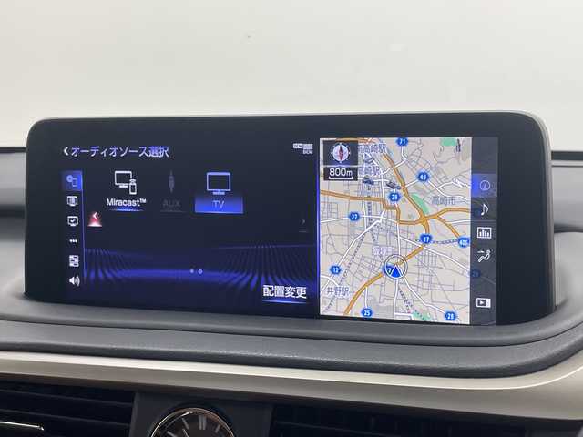 レクサス ＲＸ 450h バージョンL 群馬県 2020(令2)年 3.5万km グラファイトブラックガラスフレーク サンルーフ　純正１２．３型ナビ　全周囲カメラ　ＥＴＣ２．０　ドラレコ　レザーシート　シートヒーター／シートベンチレーション　BSM　ステアリングヒーター　衝突被害軽減ブレーキ　レーンアシスト　禁煙車