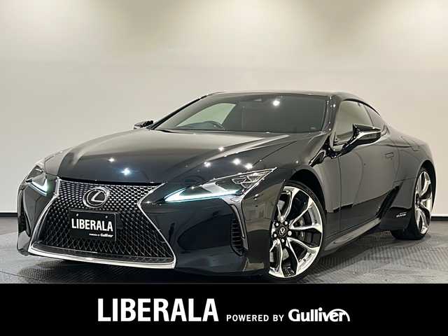レクサス ＬＣ 500h Lパッケージ 新潟県 2017(平29)年 3.8万km グラファイトブラックガラスフレーク 8インチカラー液晶マルチインフォメーションディスプレイ/ナビ/フルセグTV/BT/カラーヘッドアップディスプレイ/レッドレザーシート /レーダークルーズコントロール/レーンキーピングアシスト/LSS+ /クリアランスソナー＆バックソナー/三眼LED /電動チルト&テレスコピックステアリング/ガラスパノラマルーフ/ブラインドスポットモニター /バックカメラ/ドライブレコーダー/2.0ETC /純正21インチAW/シートメモリー機能 /シートヒーター/ベンチレーション