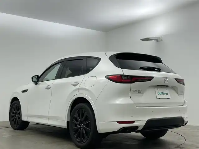 マツダ ＣＸ－６０ XD HV エクスクルーシブスポーツ 岡山県 2022(令4)年 4.8万km ロジウムホワイトプレミアムメタリック 純正１０．２５インチナビ/（Bluetooth/フルセグTV/HDMI/Carplay)/ＢＯＳＥサウンド/スマート・ブレーキ・サポート/レーンキープ・アシスト・システム/レーダークルーズコントロール/アラウンドビューモニター/ビルトインＥＴＣ/ＬＥＤヘッドライト/オートハイビーム/シートヒーター/エアシート/ステアリングヒーター/ブラインドスポットモニター/ディスタンス＆スピードアラート/スマートキー×2/新車保証書/取扱説明書