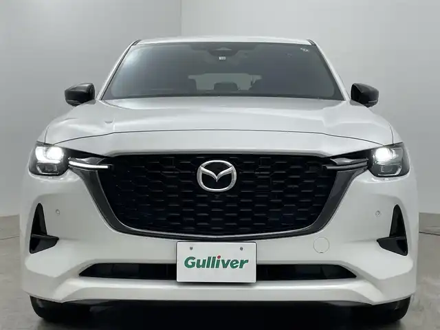 マツダ ＣＸ－６０ XD HV エクスクルーシブスポーツ 岡山県 2022(令4)年 4.8万km ロジウムホワイトプレミアムメタリック 純正１０．２５インチナビ/（Bluetooth/フルセグTV/HDMI/Carplay)/ＢＯＳＥサウンド/スマート・ブレーキ・サポート/レーンキープ・アシスト・システム/レーダークルーズコントロール/アラウンドビューモニター/ビルトインＥＴＣ/ＬＥＤヘッドライト/オートハイビーム/シートヒーター/エアシート/ステアリングヒーター/ブラインドスポットモニター/ディスタンス＆スピードアラート/スマートキー×2/新車保証書/取扱説明書