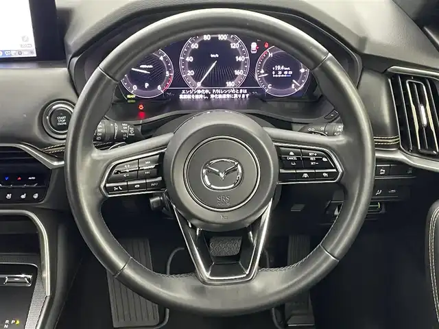 マツダ ＣＸ－６０ XD HV エクスクルーシブスポーツ 岡山県 2022(令4)年 4.8万km ロジウムホワイトプレミアムメタリック 純正１０．２５インチナビ/（Bluetooth/フルセグTV/HDMI/Carplay)/ＢＯＳＥサウンド/スマート・ブレーキ・サポート/レーンキープ・アシスト・システム/レーダークルーズコントロール/アラウンドビューモニター/ビルトインＥＴＣ/ＬＥＤヘッドライト/オートハイビーム/シートヒーター/エアシート/ステアリングヒーター/ブラインドスポットモニター/ディスタンス＆スピードアラート/スマートキー×2/新車保証書/取扱説明書