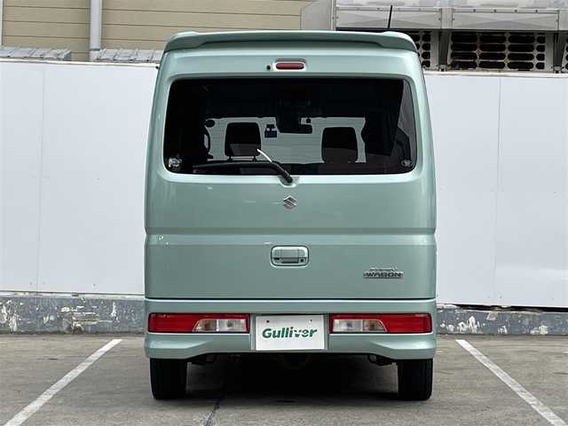 スズキ エブリィ ワゴン PZターボ スペシャル 青森県 2018(平30)年 4.5万km ガーデニングアクアM 4WD/社外メモリナビ/社外フルセグTV/AM/FM/CD/DVD/BT/AAC/フォグランプ/両側パワースライド/ETC/純正AW/社外ドライブレコーダー/オートステップ/横滑り防止機能/プリクラッシュ/シートヒーター/ベッドキッド/ベンチシート/スタッドレスタイヤ積み込み/保証書/取扱説明書