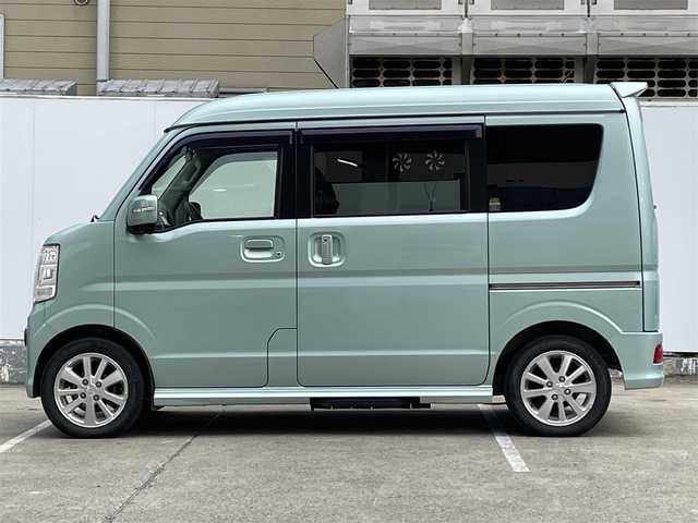 スズキ エブリィ ワゴン PZターボ スペシャル 青森県 2018(平30)年 4.5万km ガーデニングアクアM 4WD/社外メモリナビ/社外フルセグTV/AM/FM/CD/DVD/BT/AAC/フォグランプ/両側パワースライド/ETC/純正AW/社外ドライブレコーダー/オートステップ/横滑り防止機能/プリクラッシュ/シートヒーター/ベッドキッド/ベンチシート/スタッドレスタイヤ積み込み/保証書/取扱説明書