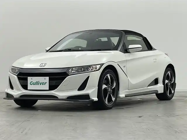 ホンダ Ｓ６６０ α 群馬県 2015(平27)年 3.3万km プレミアムスターホワイトパール 無限エアロパーツ（フロント/サイド/リアアンダー）/センターディスプレイ(internavi POCKET連携対応)/・AM/FM/USB/Bluetooth/HDMI/＝＝＝＝＝/6速MT/シティブレーキアクティブシステム/バックカメラ/クルーズコントロール/LEDヘッドライト/ステアリングスイッチ/オートライト/ETC/プッシュスタート/スマートキー