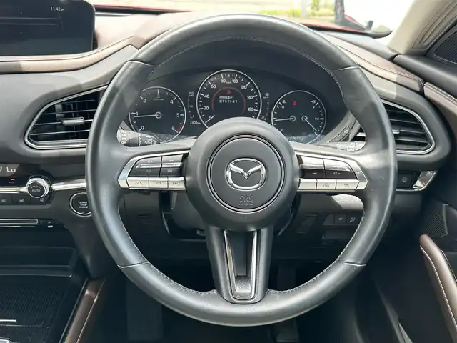 マツダ ＣＸ－３０ XD Lパッケージ 宮城県 2019(令1)年 0.8万km ソウルレッドクリスタルM DVD/CD/地デジチューナー/＝＝＝/スマートブレーキサポート/AT誤発進抑制制御/レーダークルーズコントロール（全車速追従機能付）/パーキングセンサー（フロント/リア）/車線逸脱警報システム/レーンキープアシスト/ブラインドスポットモニタリング/接近車両検知（前側方/後側方）/クルージングトラフィックサポート/ドライバーアテンションアラート/ヘッドアップディスプレイ/マツダコネクトナビ（8.8インチディスプレイ）/・Bluetooth/・USB/HDMI/ETC/ドライブレコーダー/パワーバックドア/ホワイトレザーシート/運転席メモリー機能付パワーシート/前席シートヒーター/ステアリングヒーター/革巻きステアリング/パドルシフト/電動パーキングブレーキ/ブレーキホールド/アダプティブLEDヘッドランプ/オートライト/スマートキー＆プッシュスタート/スペアキー/電動格納ミラー/純正18インチAW/純正フロアマット/ドアバイザー/W/サイド/カーテンエアバッグ