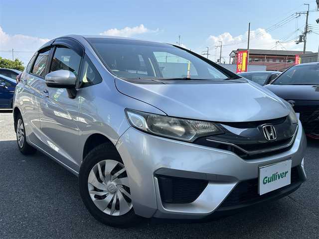ホンダ フィット 13G Fパッケージ 奈良県 2013(平25)年 3.8万km アラバスターシルバーメタリック 純正ナビ/純正マット/ドアバイザー/スペアキー/取扱説明書/フルフラット/スマートキー/ABS