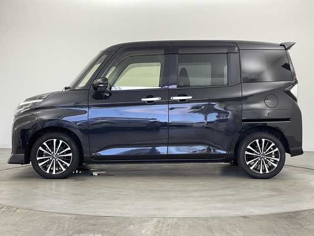 ダイハツ トール カスタムG ターボ 兵庫県 2021(令3)年 6.2万km ブラックマイカメタリック ・ワンオーナー車/・純正９インチナビ/CD/DVD/HDMI/USB/TV/・アラウンドビューモニター/・スマートアシスト/・レーダークルーズコントロール/・電動パーキングブレーキ/・オートホールド/・アイドリングストップ/・LEDオートライト/・前後コーナーセンサー/・両側パワースライドドア/・前席シートヒーター/・ステアリングスイッチ/・革巻きステアリング/・純正ドライブレコーダー/・ビルトインETC/・純正１５インチアルミホイール/・スマートキー/・スペアキー/・プッシュスタート/・Wエアバッグ