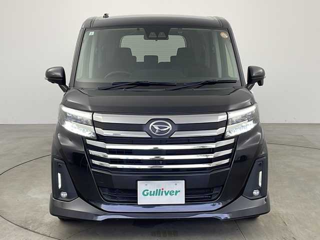 ダイハツ トール カスタムG ターボ 兵庫県 2021(令3)年 6.2万km ブラックマイカメタリック ・ワンオーナー車/・純正９インチナビ/CD/DVD/HDMI/USB/TV/・アラウンドビューモニター/・スマートアシスト/・レーダークルーズコントロール/・電動パーキングブレーキ/・オートホールド/・アイドリングストップ/・LEDオートライト/・前後コーナーセンサー/・両側パワースライドドア/・前席シートヒーター/・ステアリングスイッチ/・革巻きステアリング/・純正ドライブレコーダー/・ビルトインETC/・純正１５インチアルミホイール/・スマートキー/・スペアキー/・プッシュスタート/・Wエアバッグ